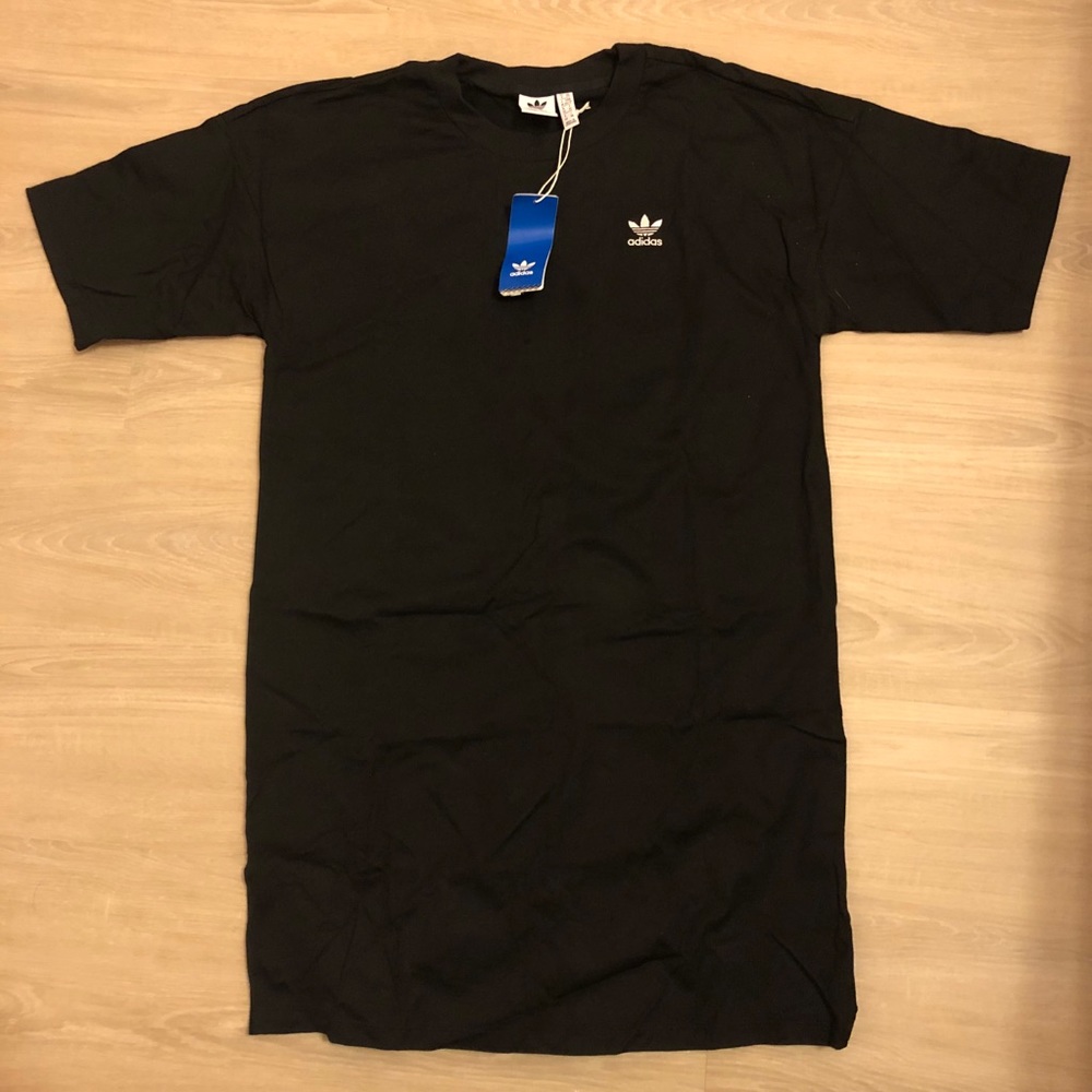 NWT Adidas Trefoil Oversized T-Shirt Dress DV2607 - Picture 10 of 14